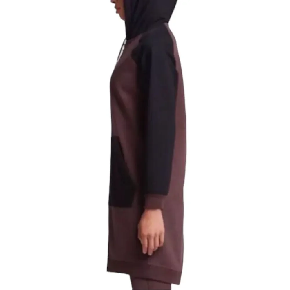 NIKE Lab Essentials Full Zip Hoodie Jacket Pueblo Brown Heather Black 848731-254